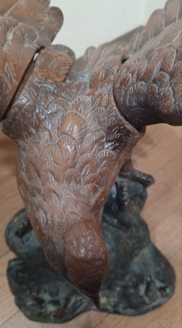 年代物 6.7kgの鷹さん(鷲さん)antique hawk or eagle