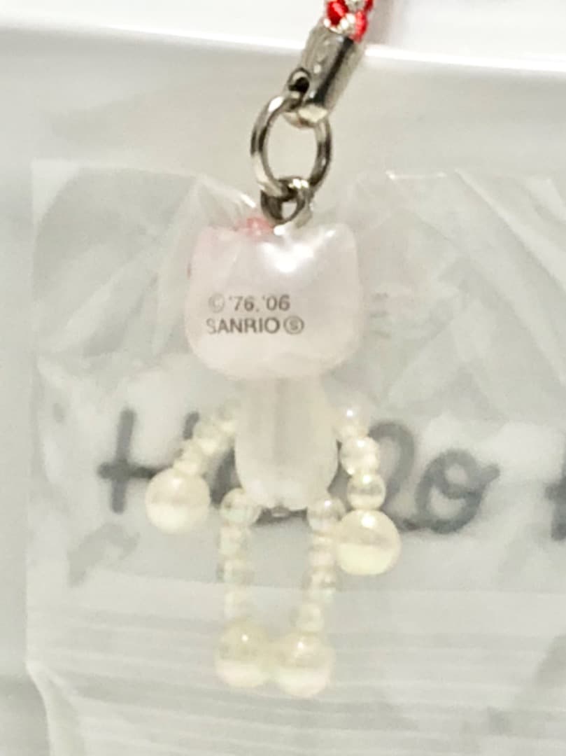 ハローキティ Hello Kitty 棒バージョン 根付ストラップ