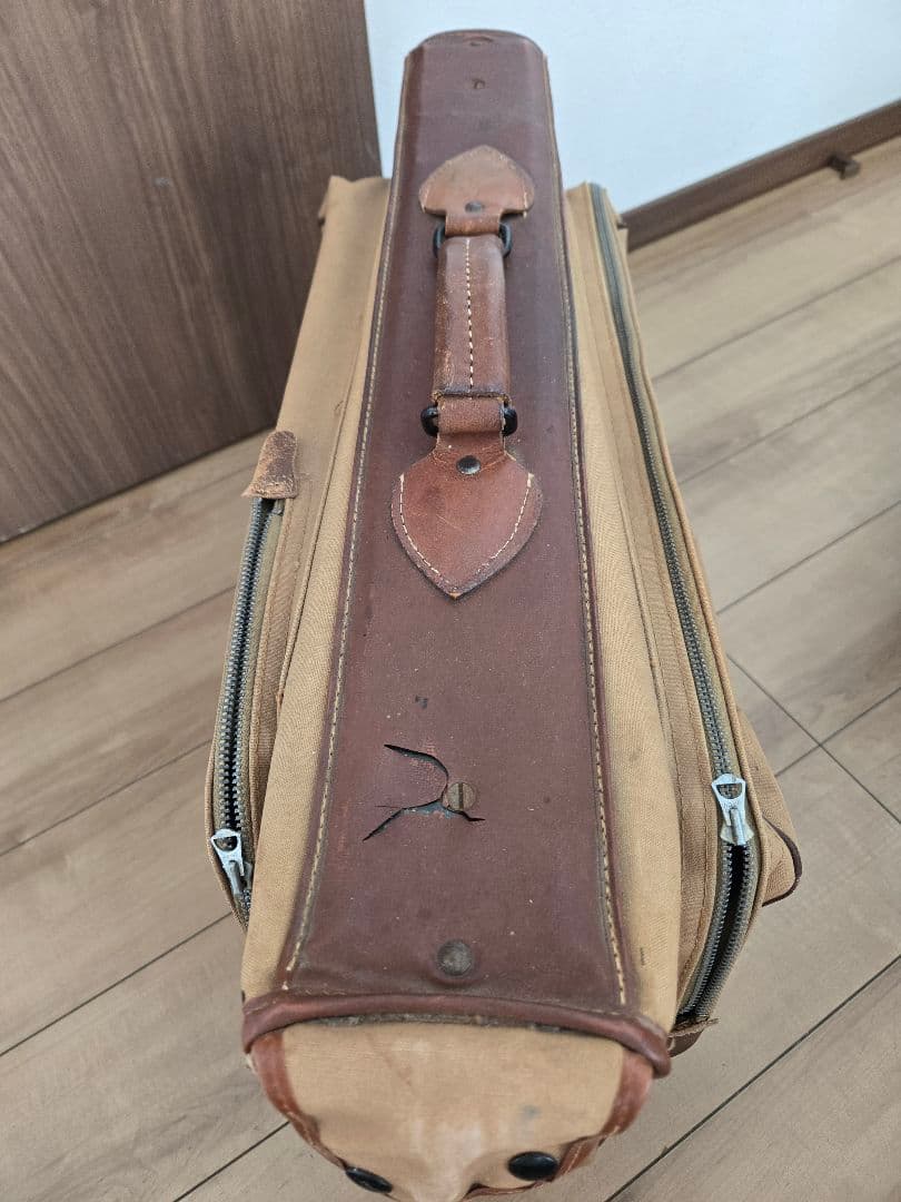 第二次大戦頃　実物　珍品　米陸軍バッグ　ピンナップガールペイント