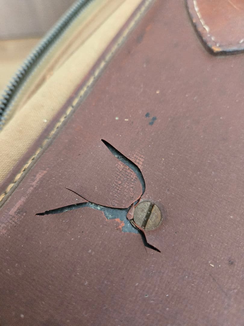 第二次大戦頃　実物　珍品　米陸軍バッグ　ピンナップガールペイント