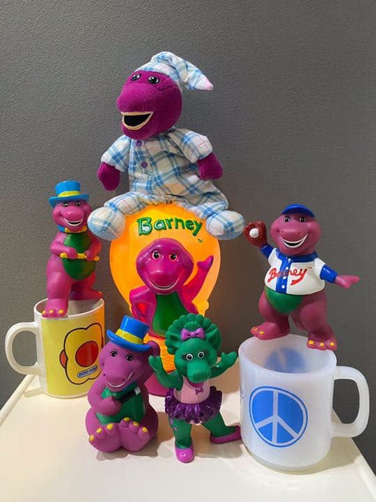 ビンテージ 90s Barney バーニー 女の子 人形 フィギュア