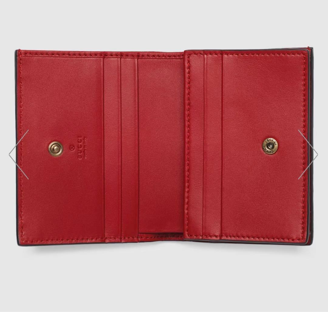 【GUCCI】チェリー(さくらんぼ) 付き GGスプリームキャンバスカードケース