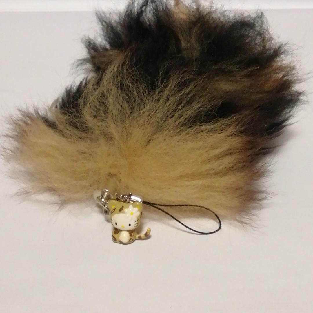 ハローキティ ヒョウ柄 ストラップ　2004年　Ayuバージョン