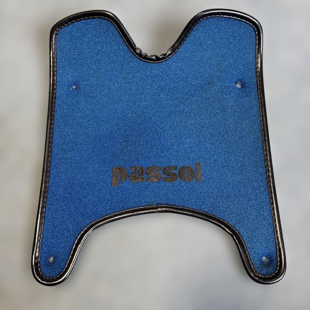 希少 レア 当時物 ヤマハ 純正 2E9 パッソル フロアマット 青 ブルー