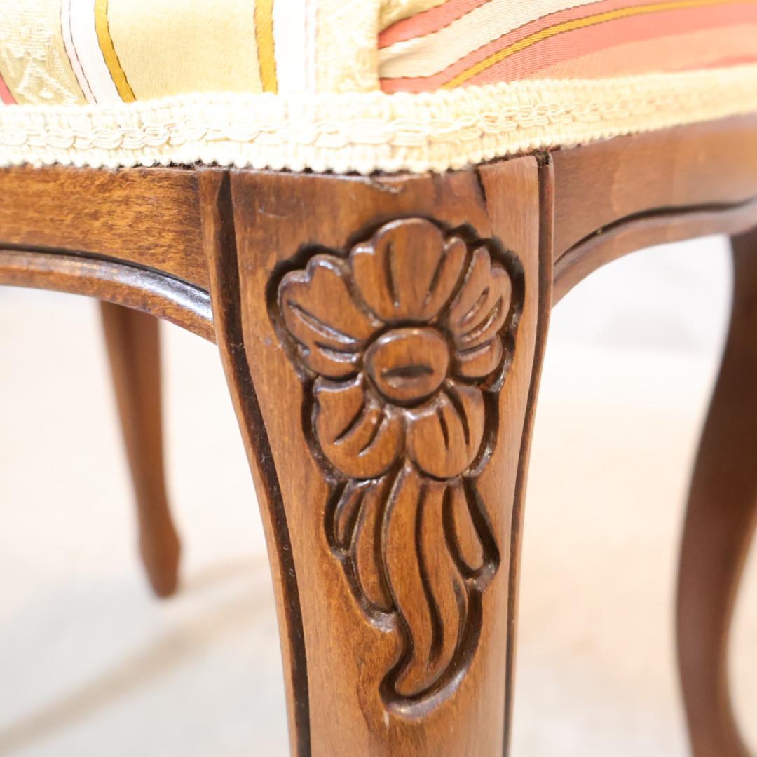 アンティーク調 スツール ヨーロピアンクラシック ロココ調 オットマン 足置き