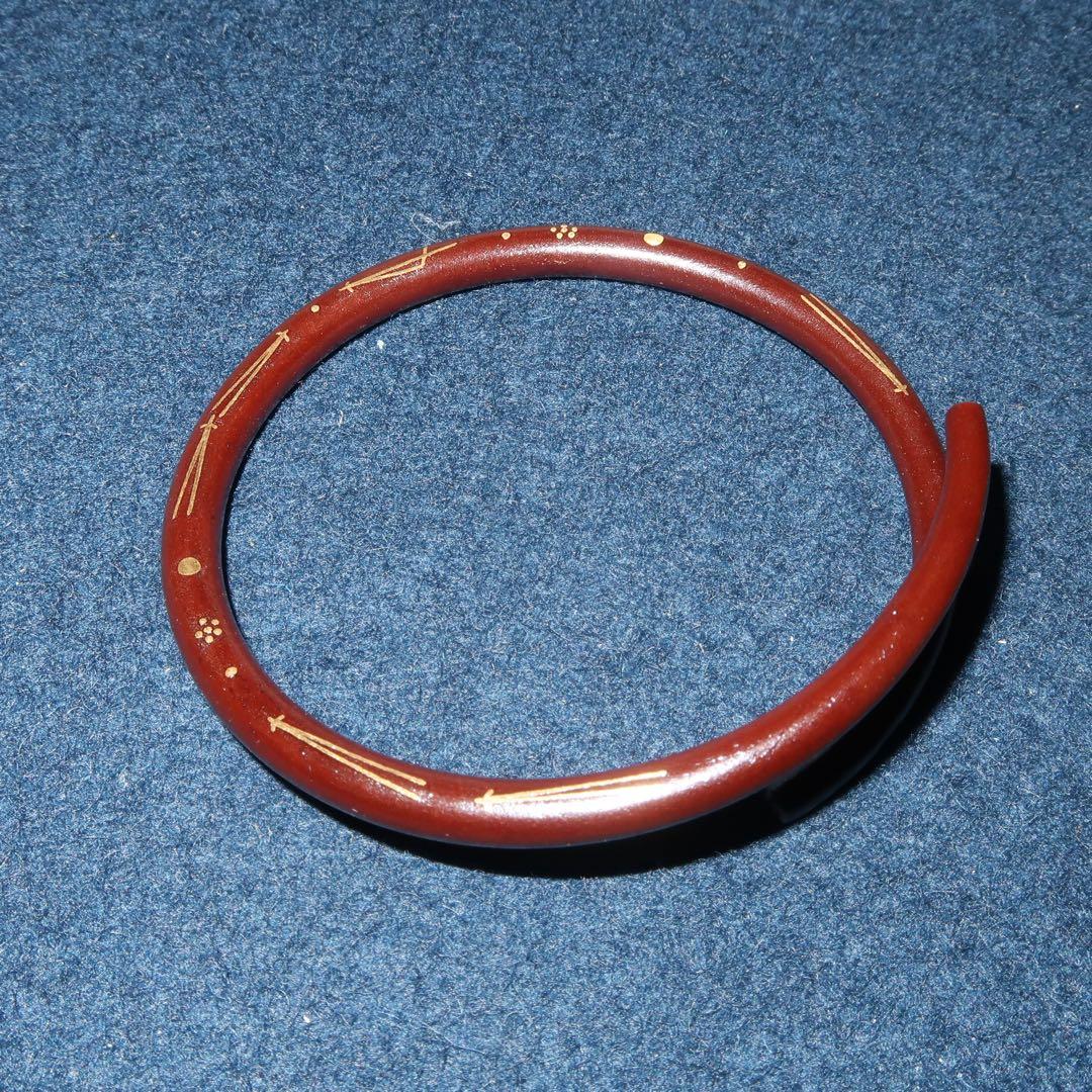 【茶道具】和田美之助作　吹寄象嵌釜鐶