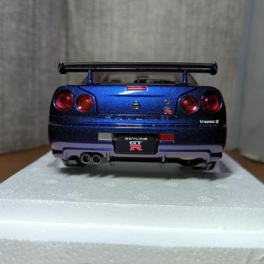 オートアート　GT-R 34　ミッドナイトパープル