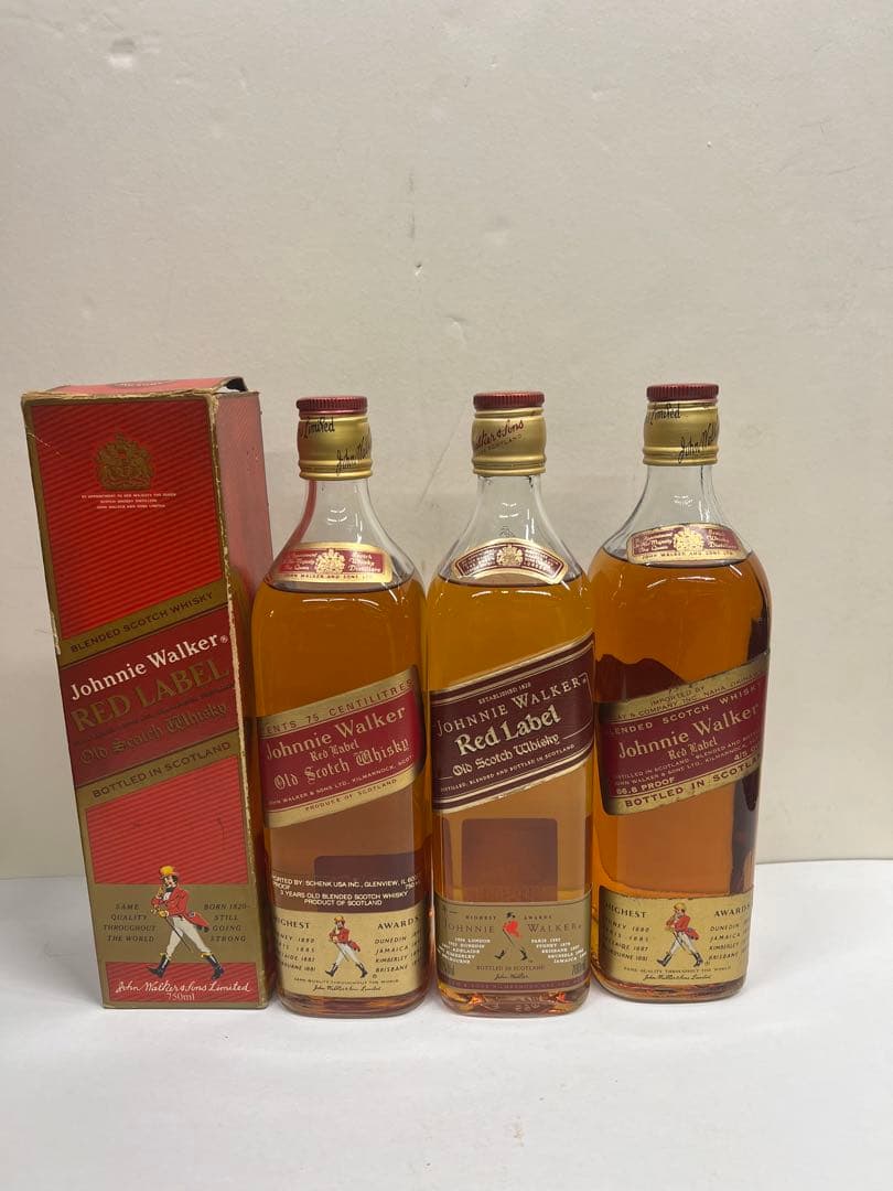 ［古酒］ウイスキーレッドラベル　700ml 3瓶 セット　送料込み
