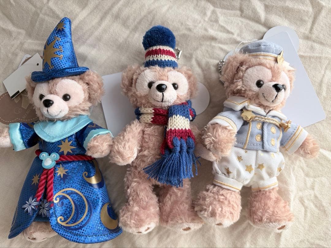 ディズニーシー ダッフィー 20周年記念 復刻 ぬいバ　3個セット