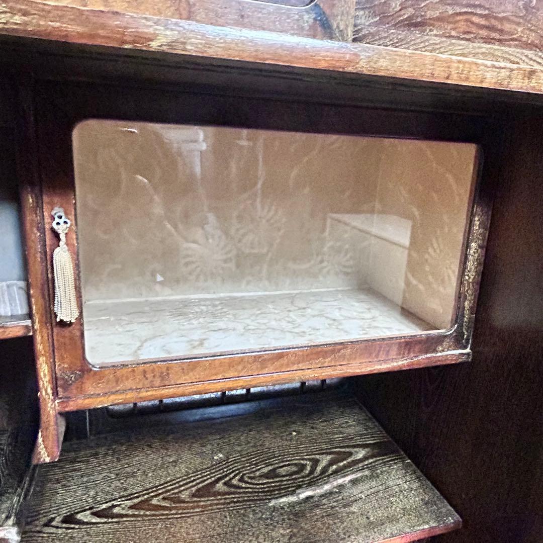 昭和レトロ 欅杢 茶箪笥 水屋箪笥 古民家家具