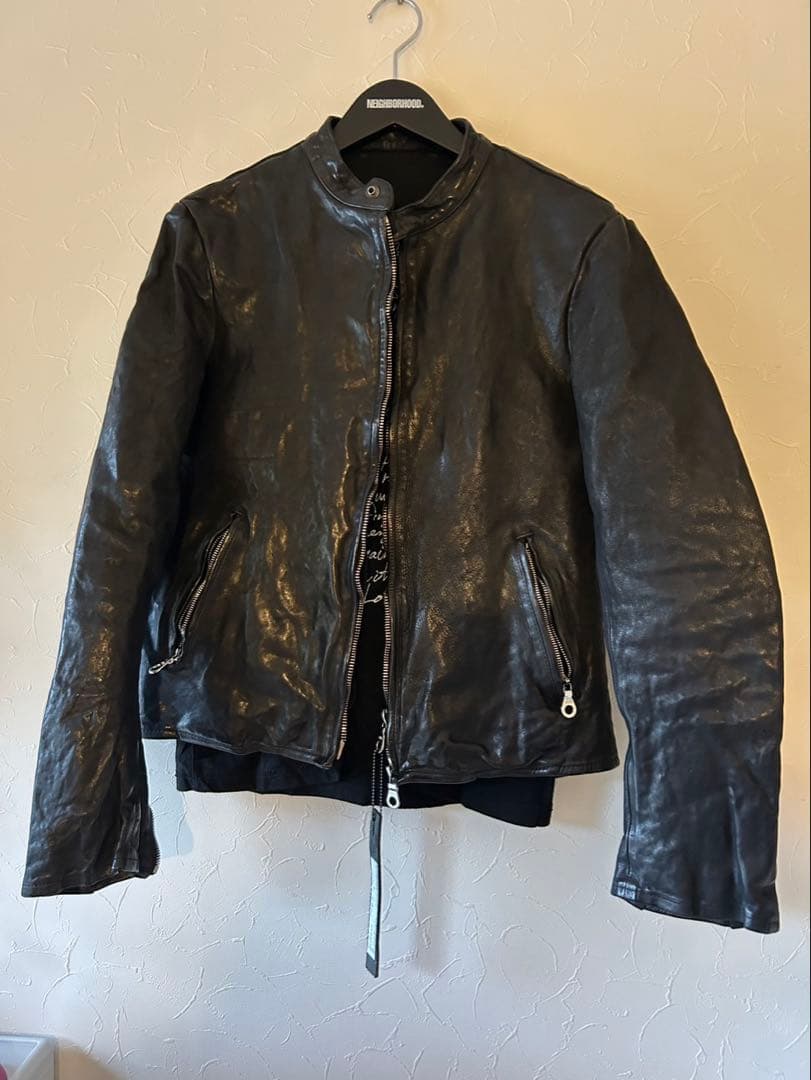 試着のみ　BACKLASH イタリーショルダー シングルライダース