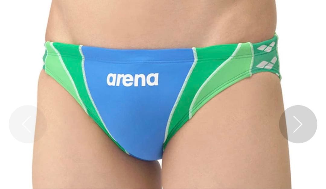 新品　アリーナ　トレーニングリミック　AS5SWM32M ブルー×グリーン