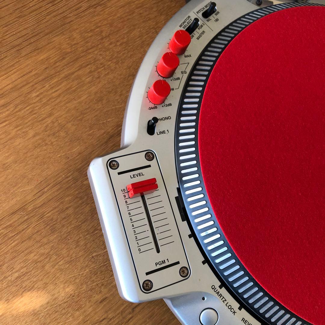 Vestax QFO ターンテーブル レッドノブカスタム 中古