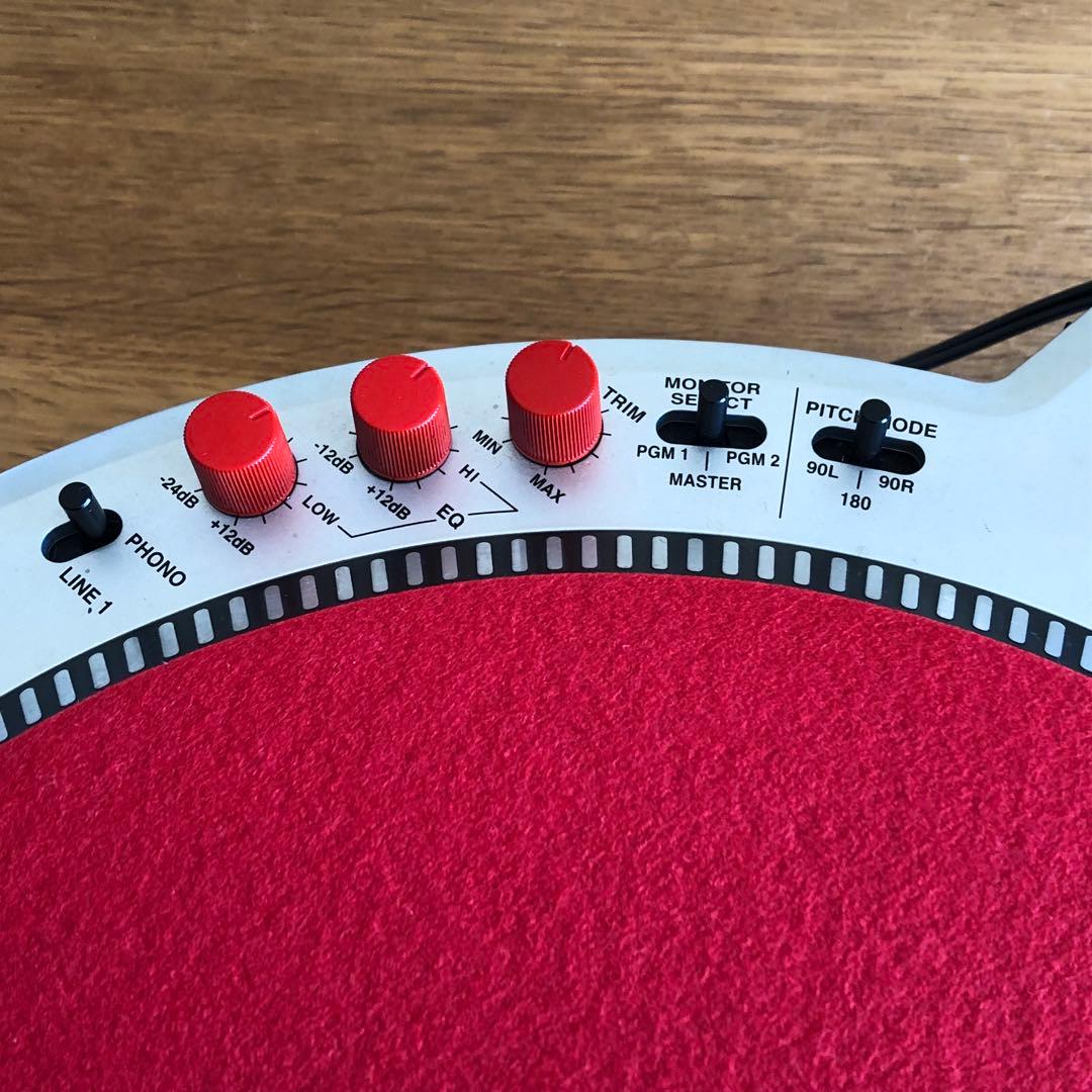 Vestax QFO ターンテーブル レッドノブカスタム 中古