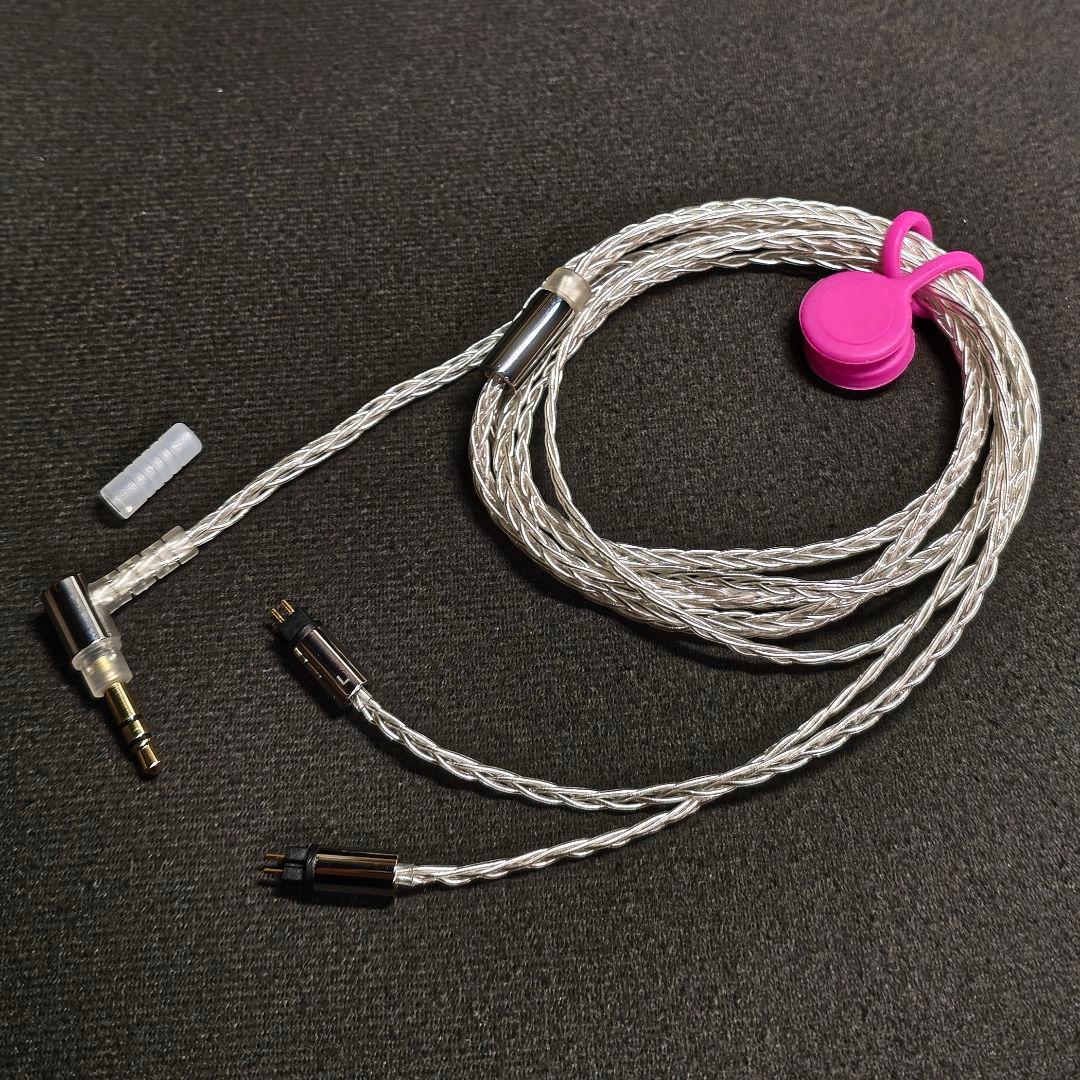 final ソフトシルバーコートケーブル / 2pin 3.5mm