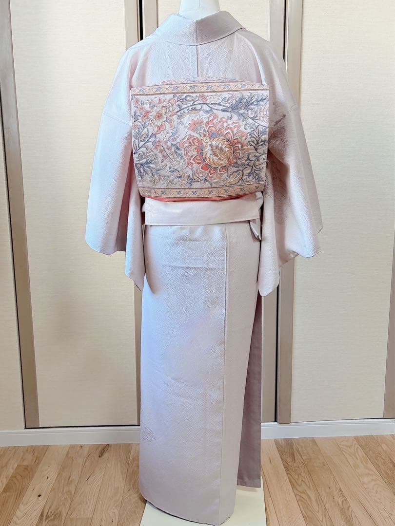 美品　訪問着　フルセット 裄65 スワトウ　卒業式　入学式　結婚式　M L 袋帯