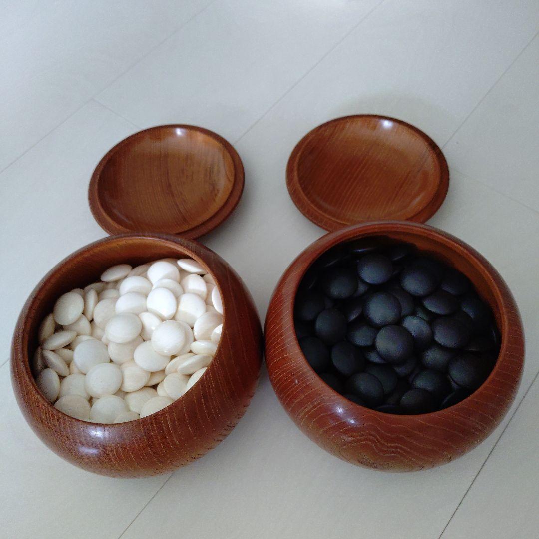 【美品】高級 3枚ハギの特選 碁盤 卓上盤 6cm