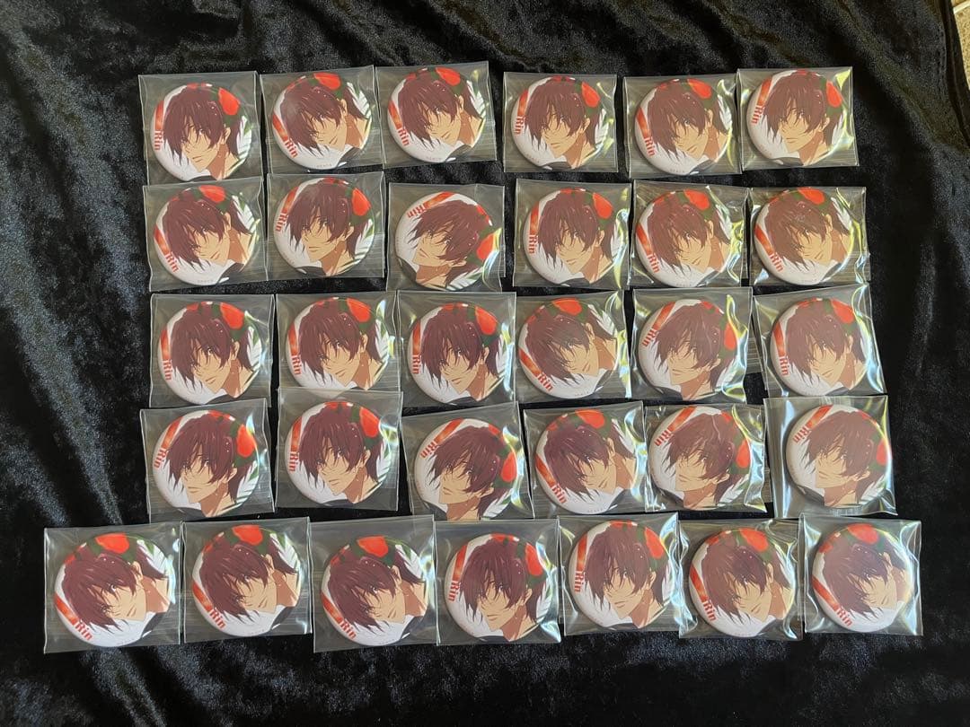 松岡凛 缶バッジ Free!