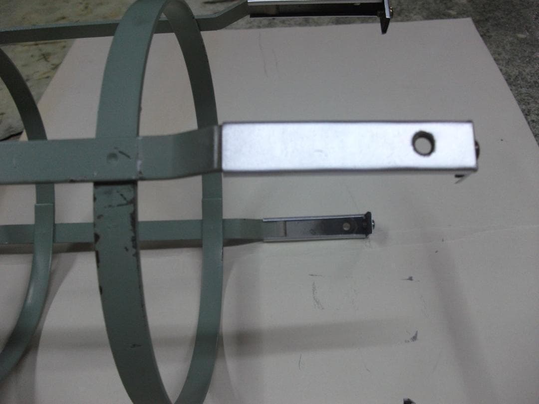 アラジン ブルーフレーム 39型　上枠、上部リング、とっての3点セット