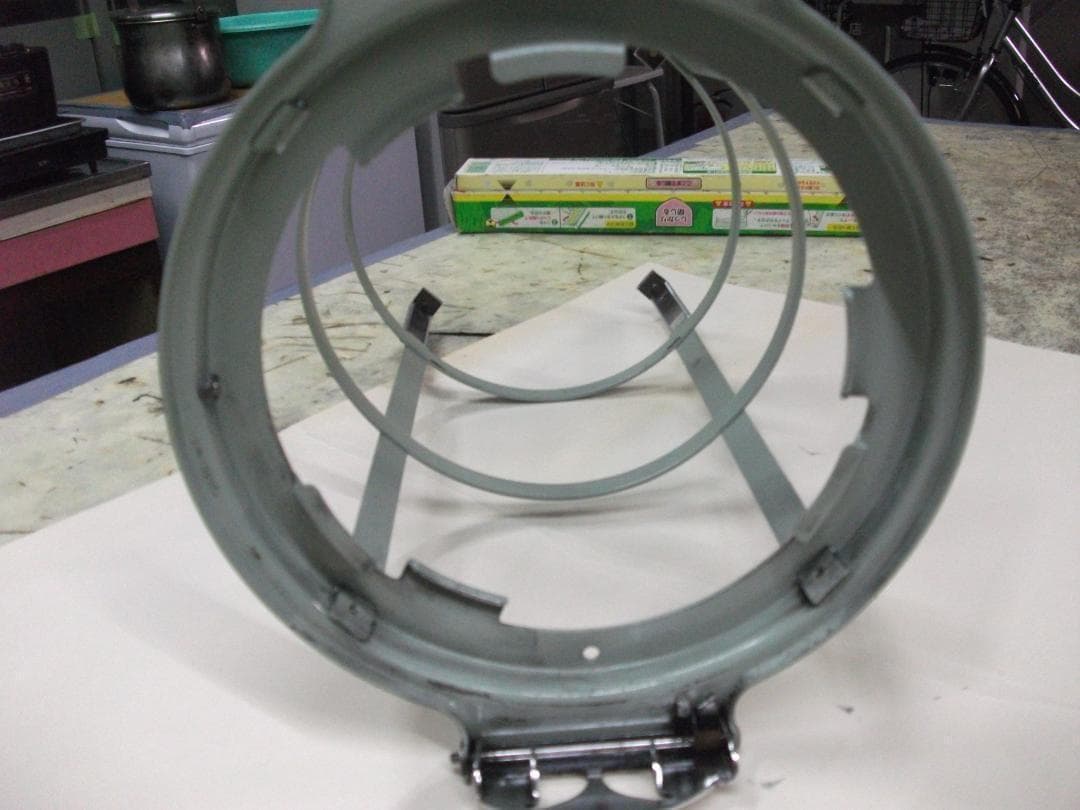 アラジン ブルーフレーム 39型　上枠、上部リング、とっての3点セット