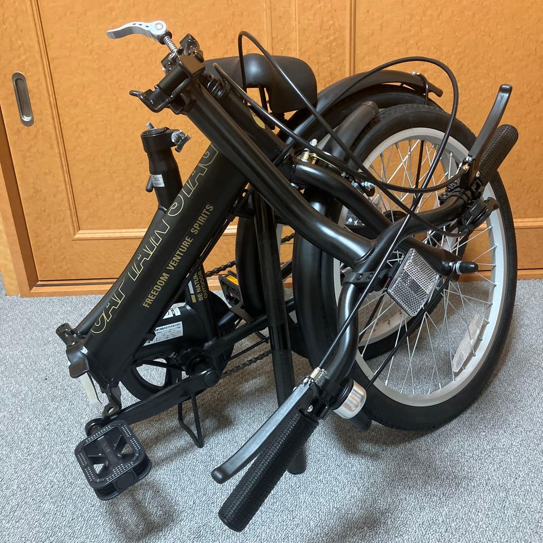【直接引取り.群馬館林付近】折りたたみ自転車 キャプテンスタッグ6速
