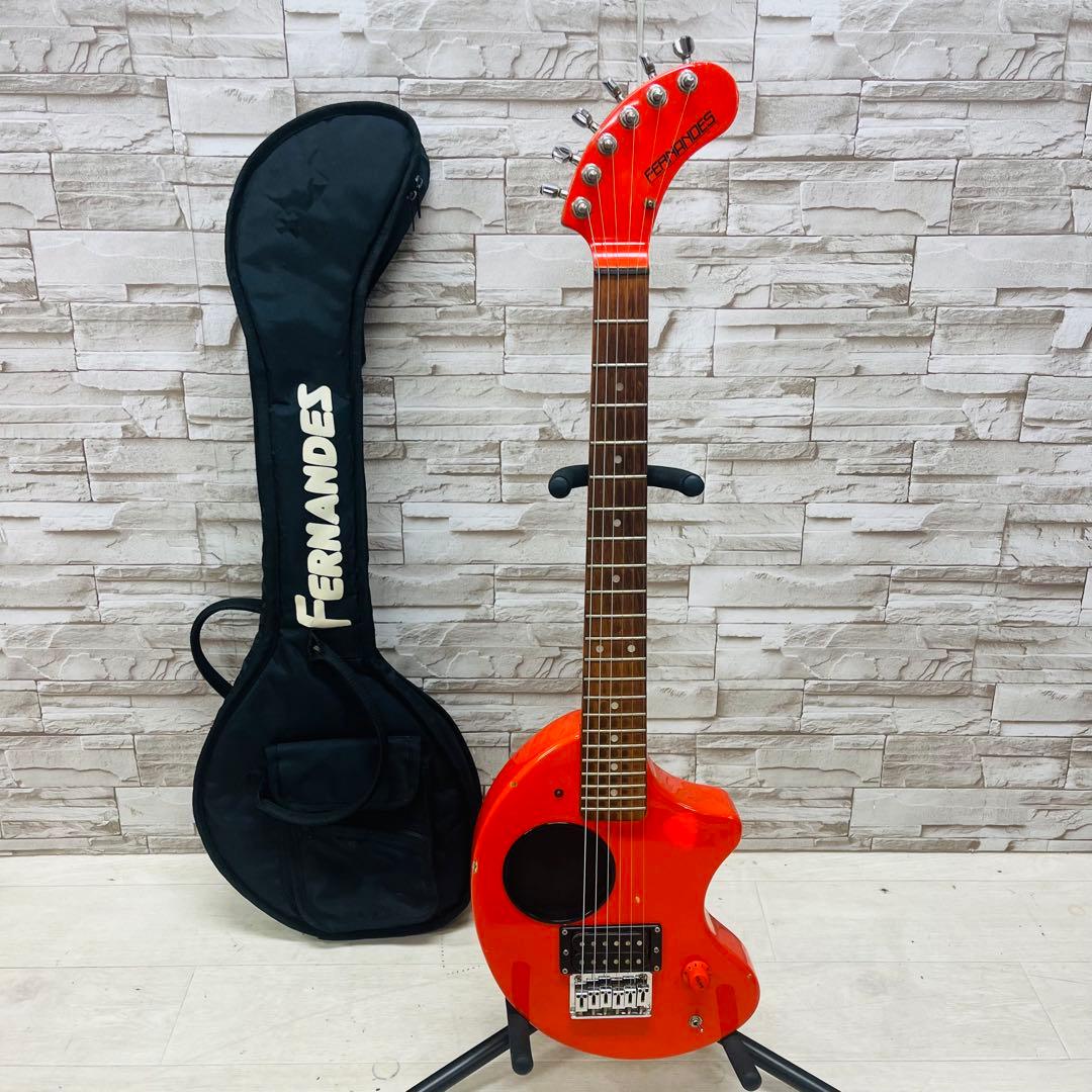Fernandes フェルナンデス アンプ内蔵 ミニギター ZO-3 オレンジ