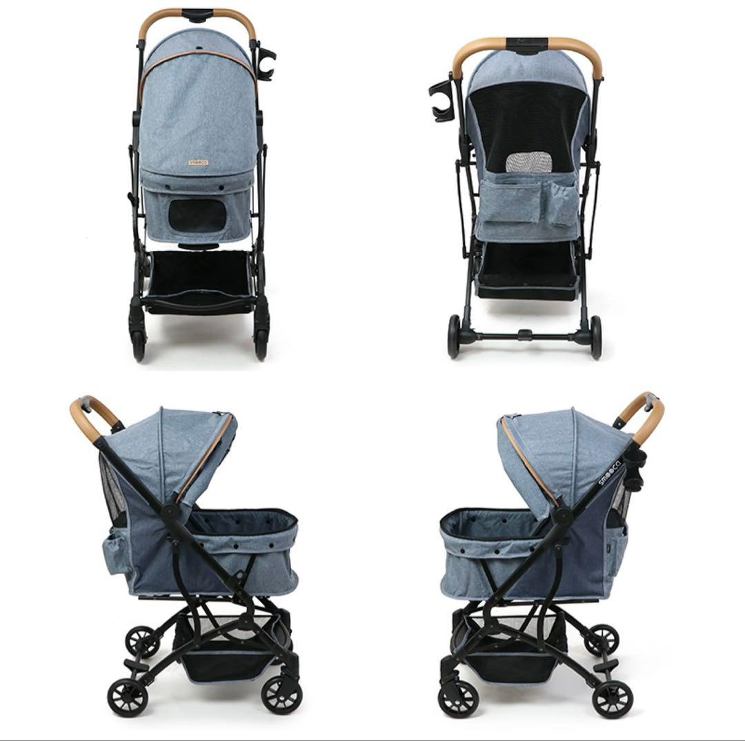 smooca⭐︎中型犬　ムーカ 4輪 ペットバギー　コンパクト収納折り畳み