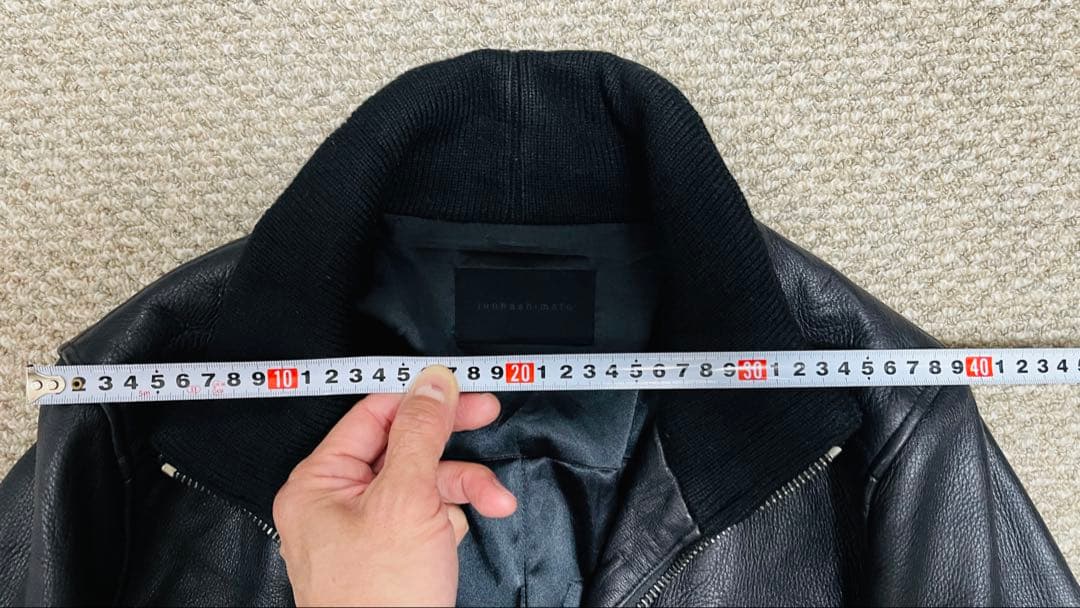 美品☆ ジュンハシモト インナーライダース レザージャケット