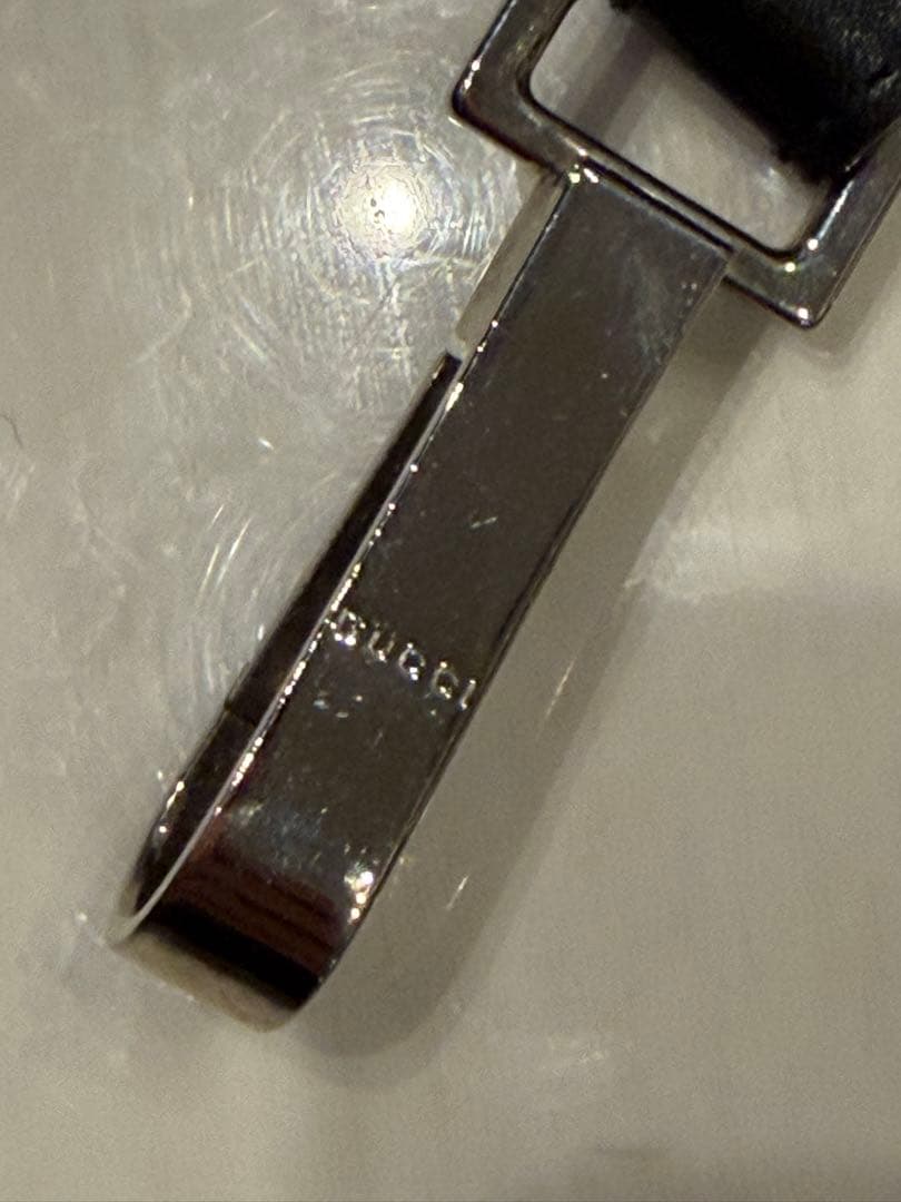 GUCCI ブラックレザーリード &首輪