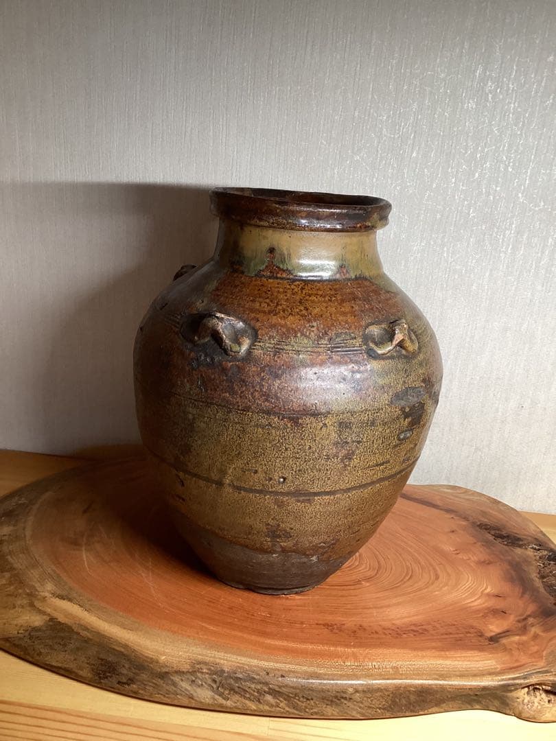 古美術骨董品　六古窯　古越前　茶壺