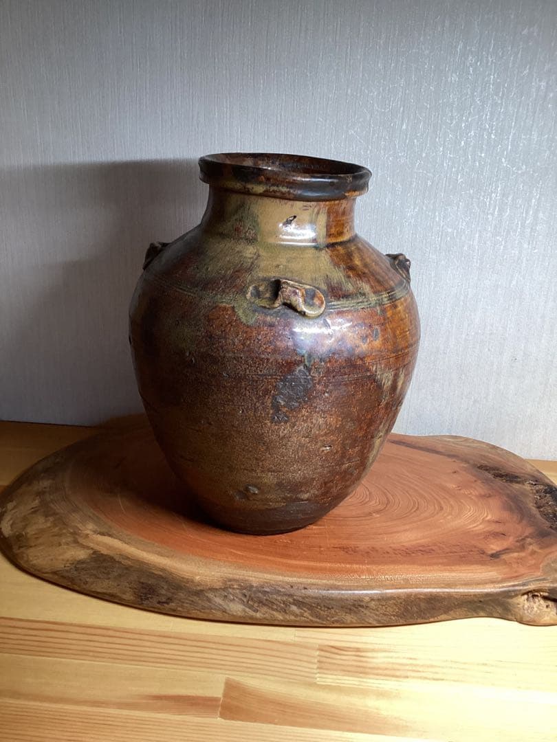 古美術骨董品　六古窯　古越前　茶壺