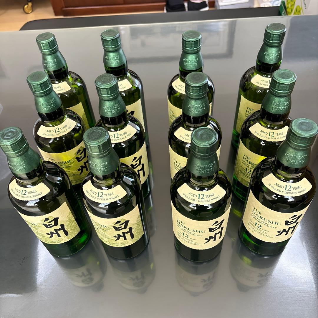 白州 12年 シングルモルトウイスキー 12本セット