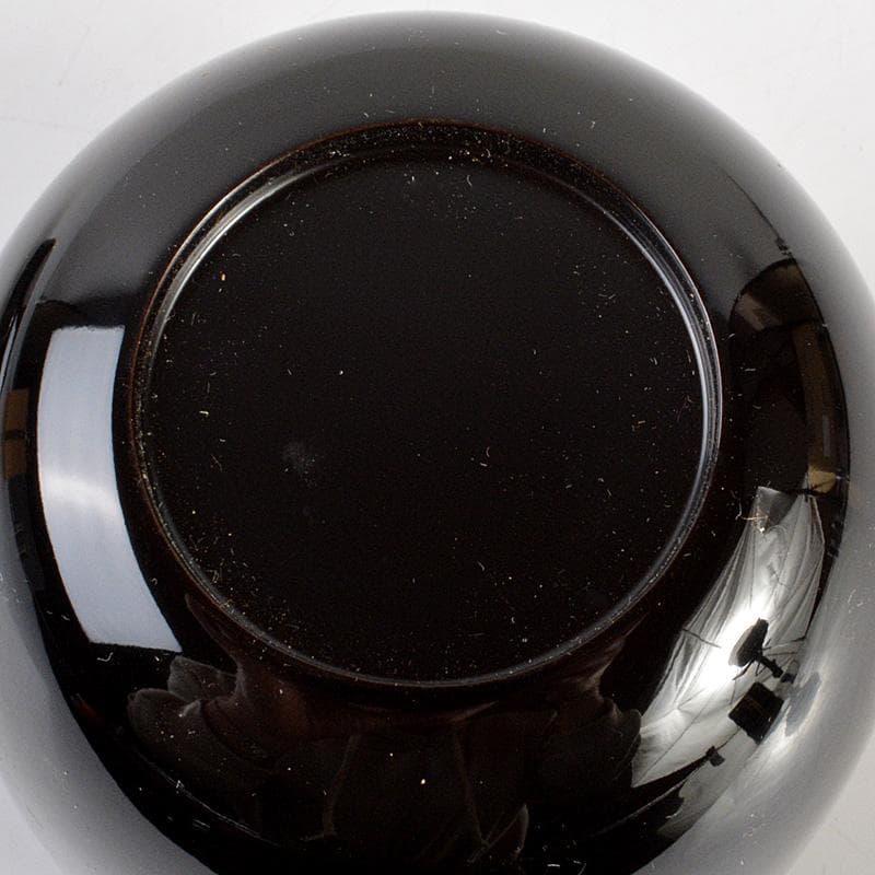 茶道具　啓雲作　螺鈿装飾　虫蒔絵　中棗　共箱　V　6640