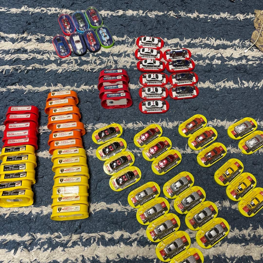 フェラーリ、ポルシェ、他スポーツカーなど69台　未開封コンビニ缶コーヒーおまけ