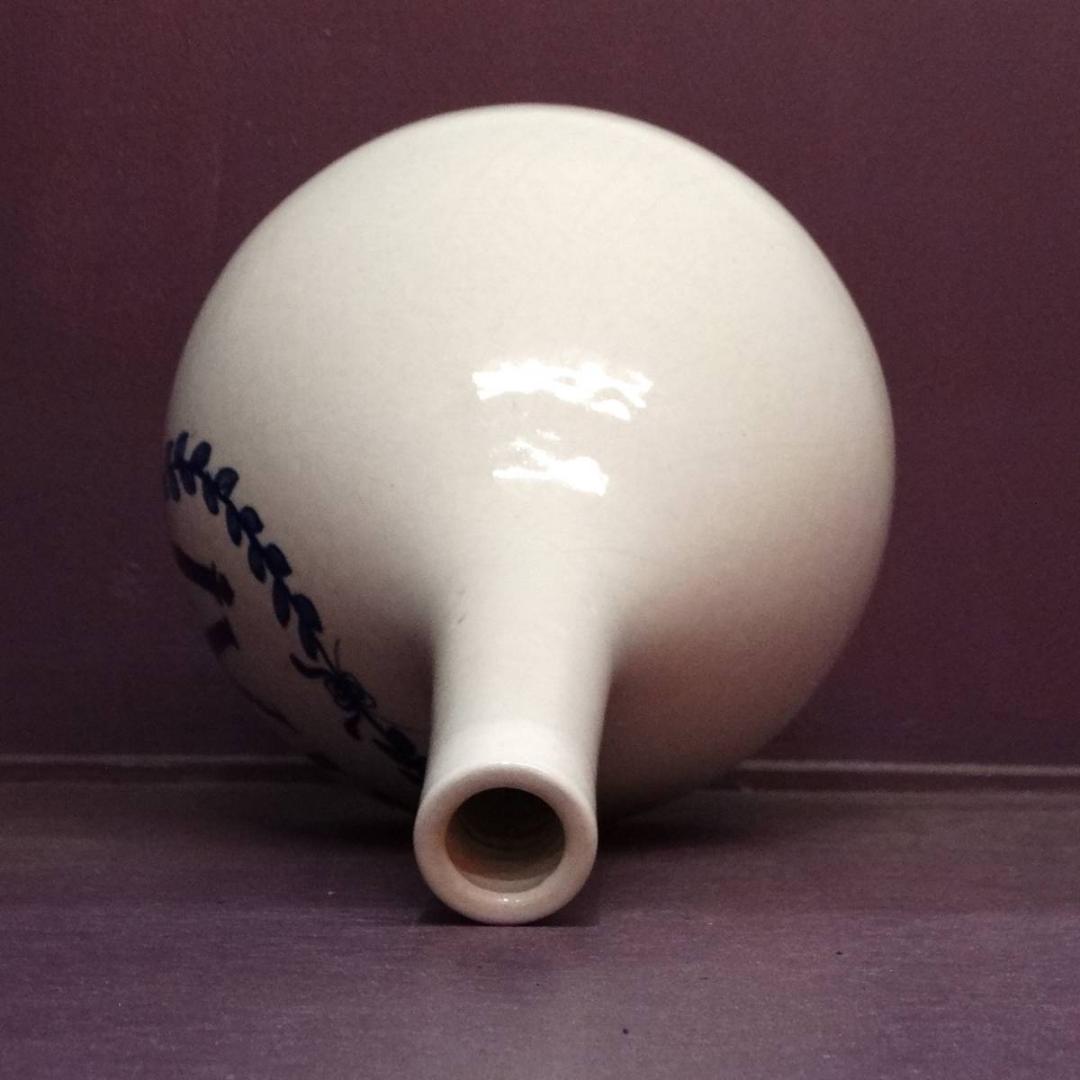 ★伊万里 古伊万里 IVIL 白/紺 花瓶 保存食入れ 古い