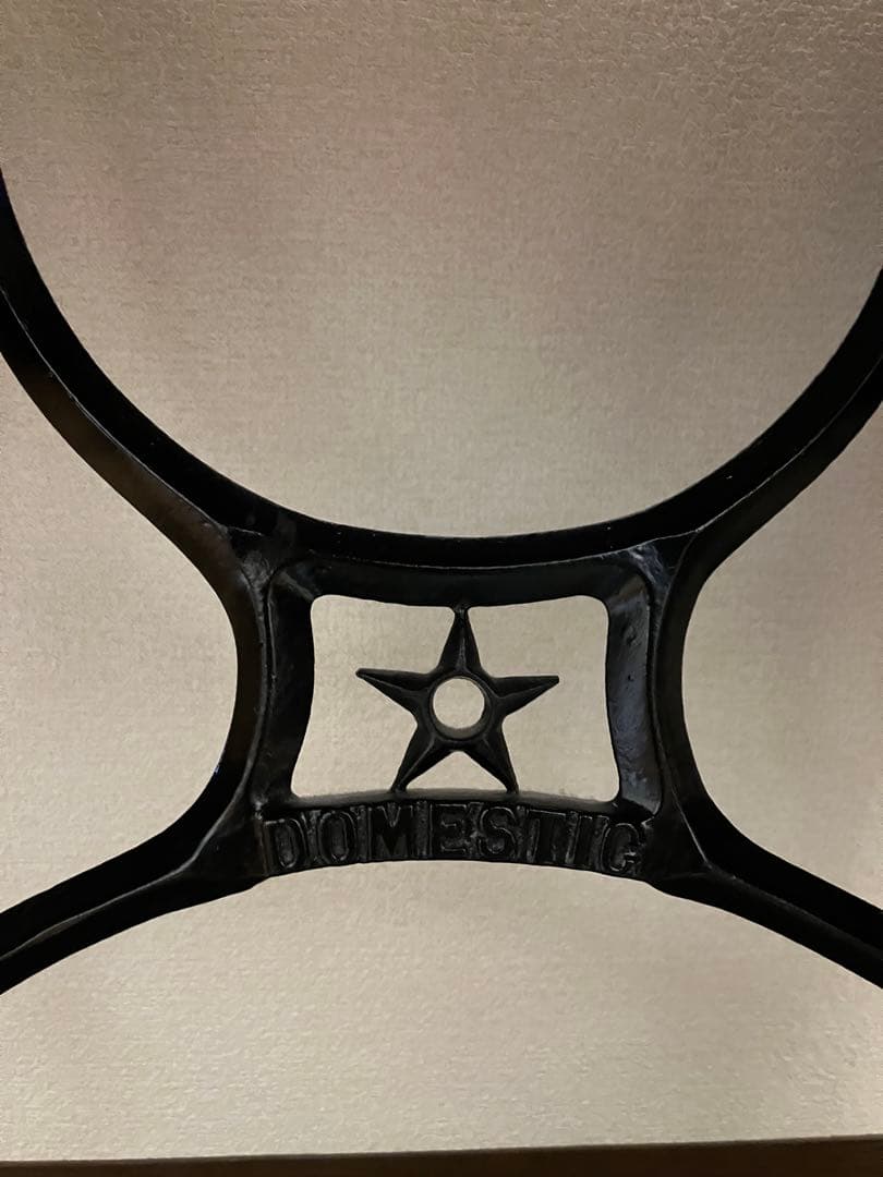 アンティーク ミシン台ベース机 引き出し付き