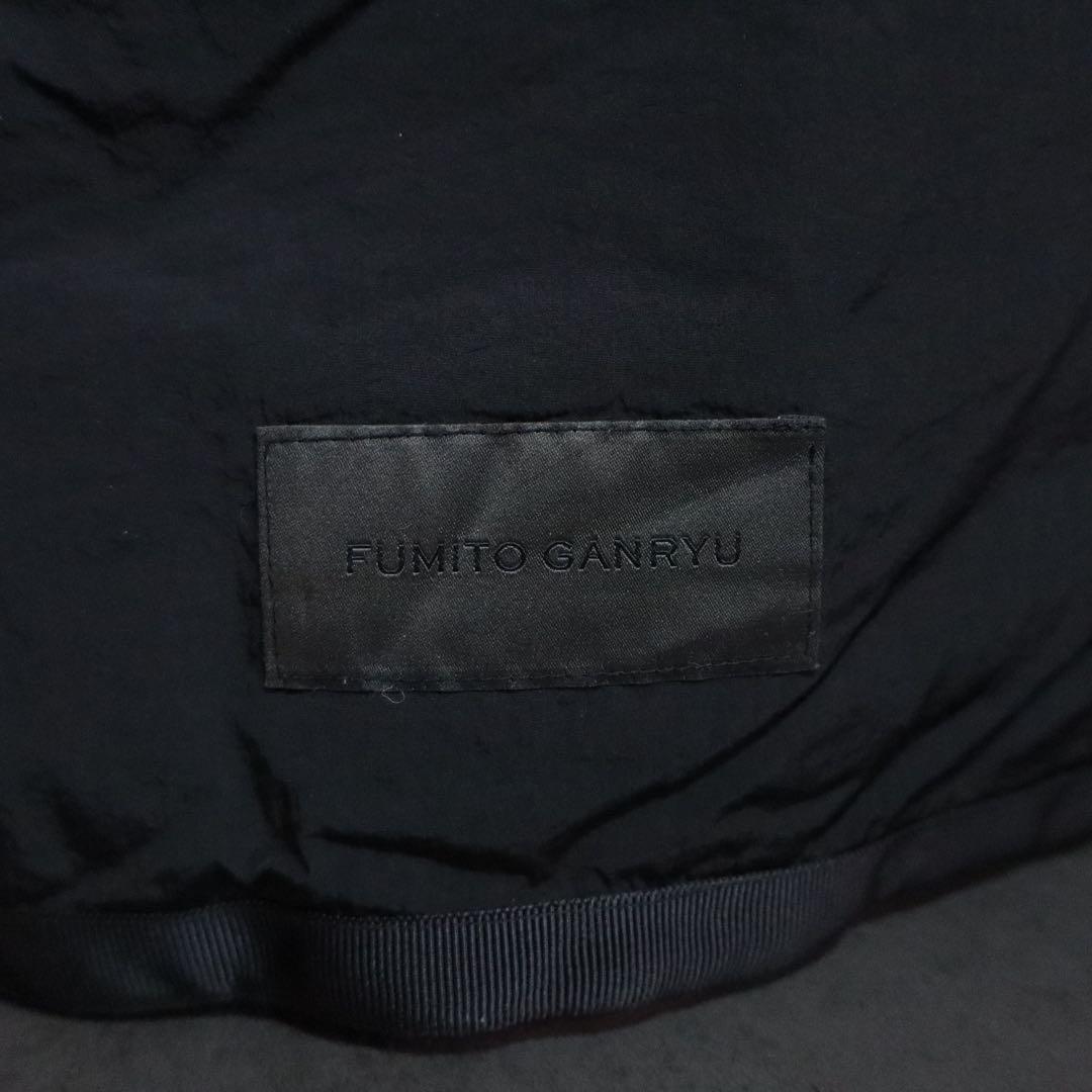 【モード】FUMITO GANRYU ジップデザイン ナイロン ネックウォーマー