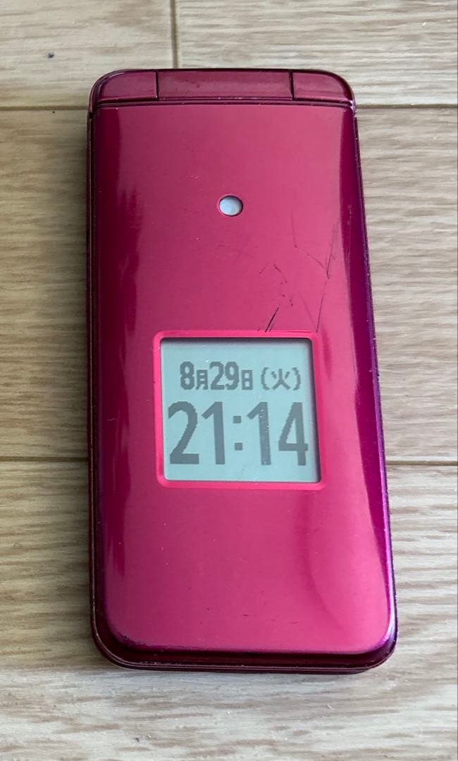 au KYF41 ピンク折りたたみ式携帯電話