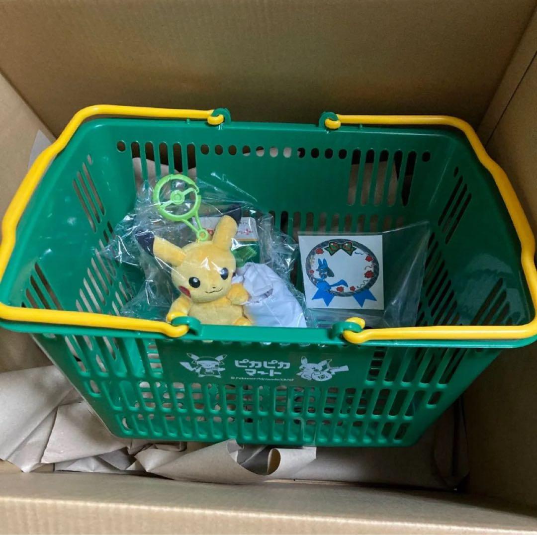 ピカピカマート バスケット ぬいぐるみエコバッグ
