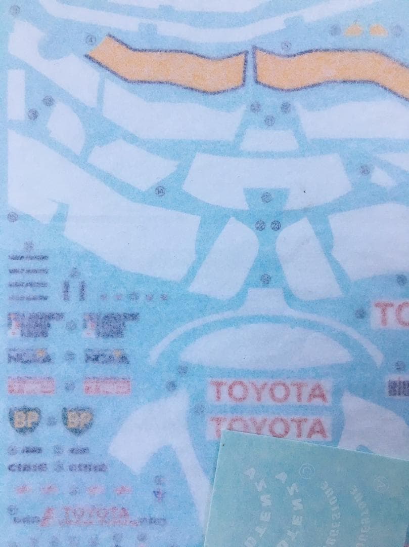 絶版 タミヤ 1/24 タカキュー・トヨタ 88C-V w/カルトグラフデカール