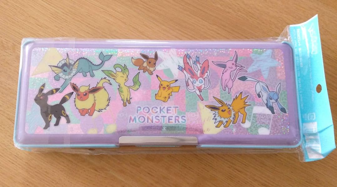 ポケモン　文房具セット　パステルフレーク　筆箱2B鉛筆キャップ定規消しゴムのり