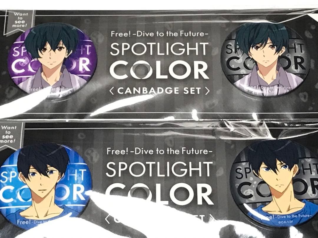 七瀬遙＆桐嶋郁弥 【外箱&冊子本&缶バッジ】 Free!DFスポットライトカラー