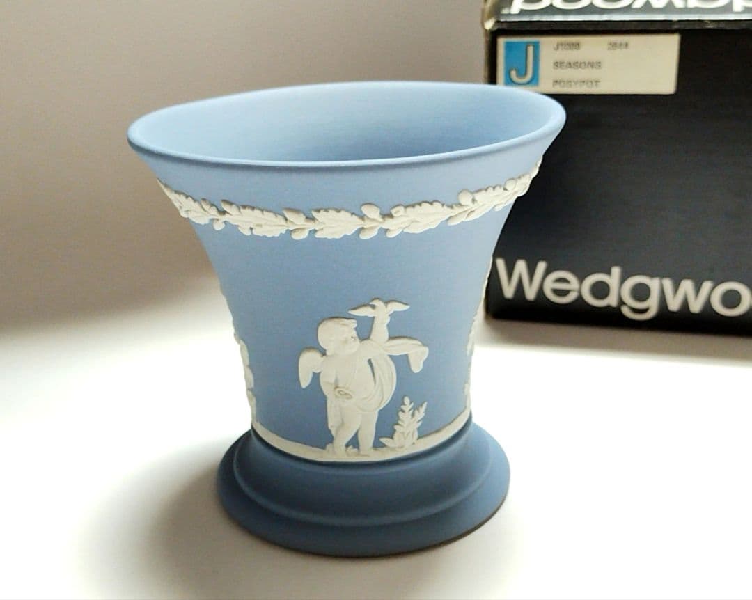 ウエッジウッド　ジャスパー　花瓶　カップ　杓立に　JASPER　