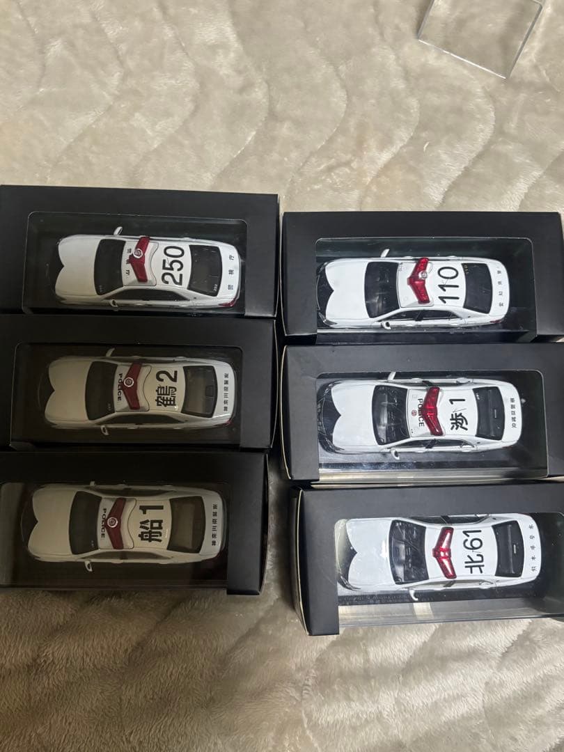 RAI'S 1/43 210系クラウンパトカー 6台セット