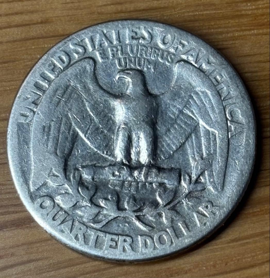キ*2様 【早い物勝ち】1940年 ワシントン クォーター ダラー 銀貨　86年