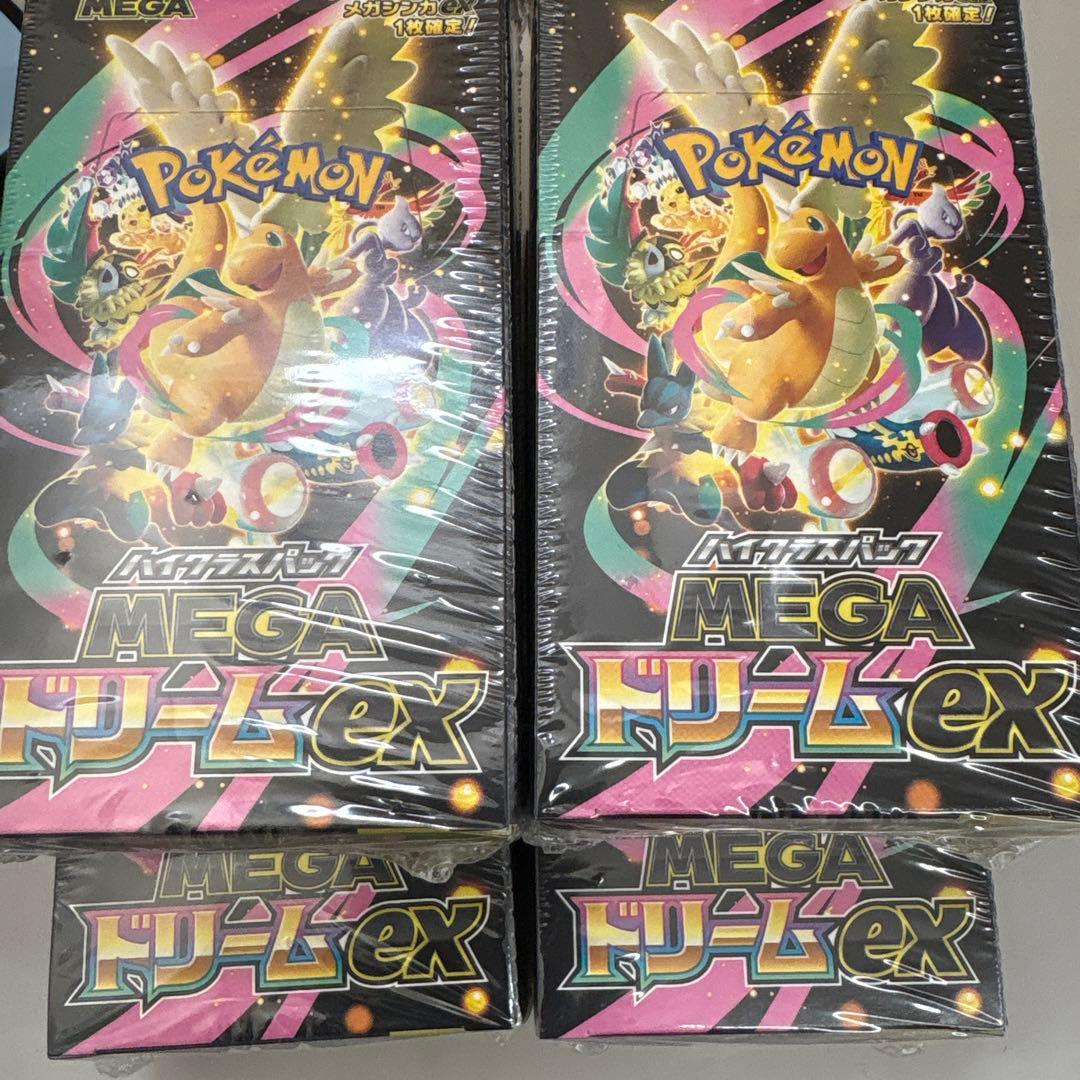 ポケモンカードゲーム MEGAドリームEX 10パック入り 4BOX