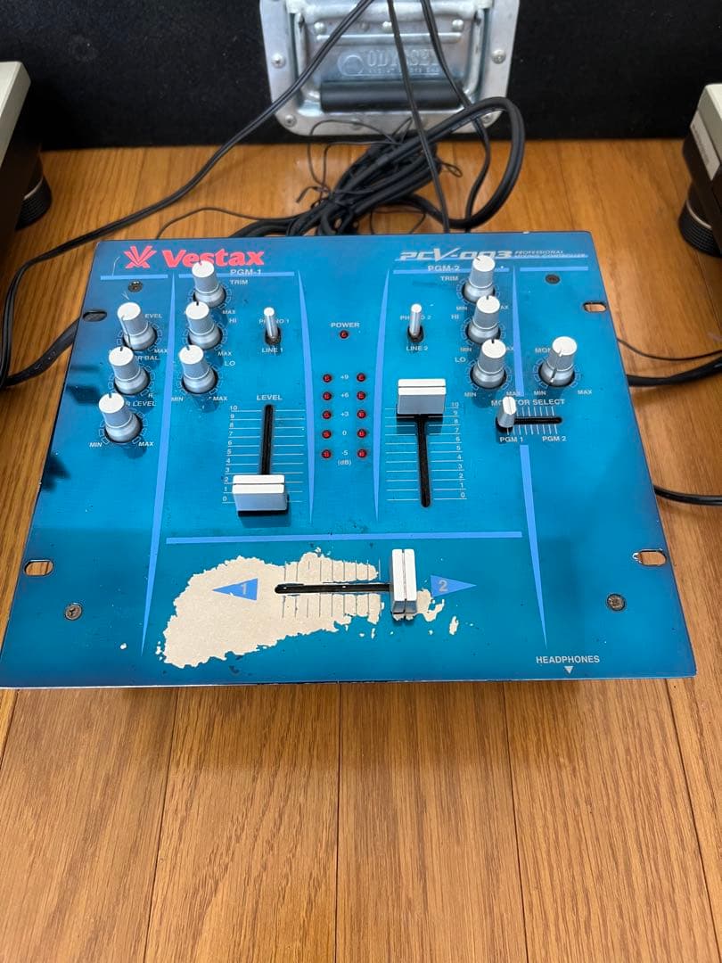 Technics SL-1200MK3D ×2台 DJミキサー・収納ケース付き