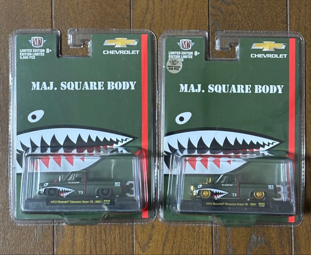 M2 Machines MAJ.SQUARE BODY C10 1973 2台