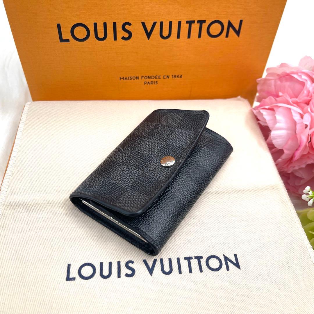 ＜良品＞　ルイヴィトン ダミエ グラフィフィット　キーケース　6連 　852