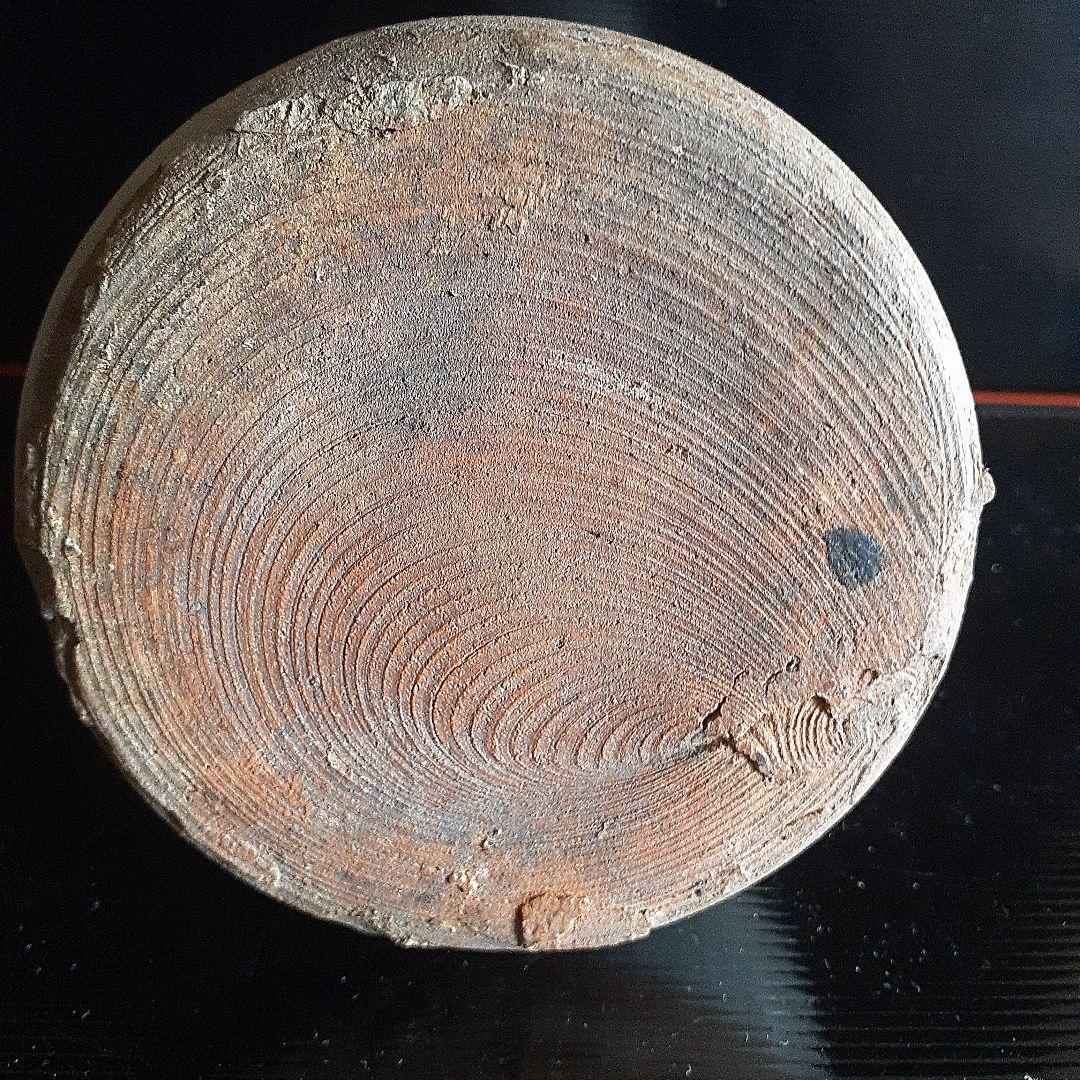 江戸末期の頃高取焼き花入れ